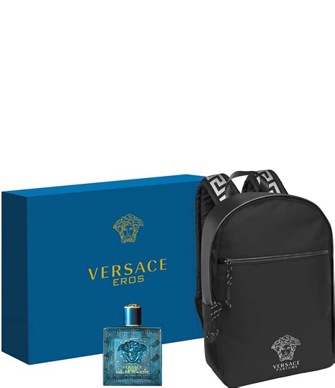 the best versace perfume for him|Versace men's perfume with backpack.